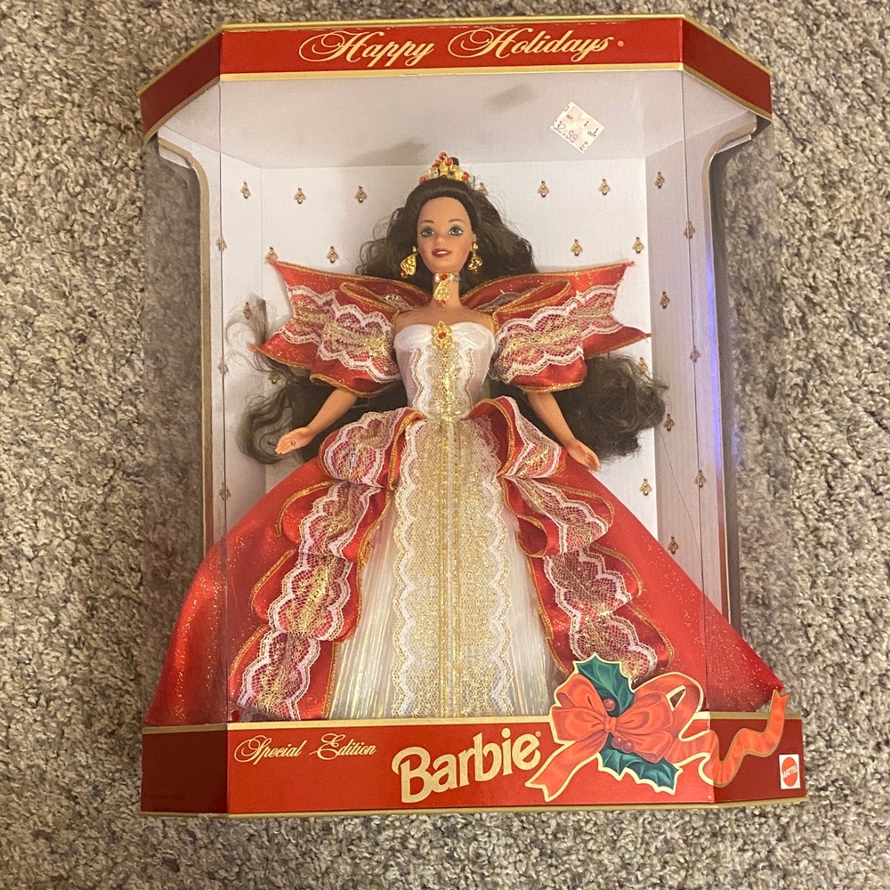 New Vintage 1997 Happy Holidays Barbie